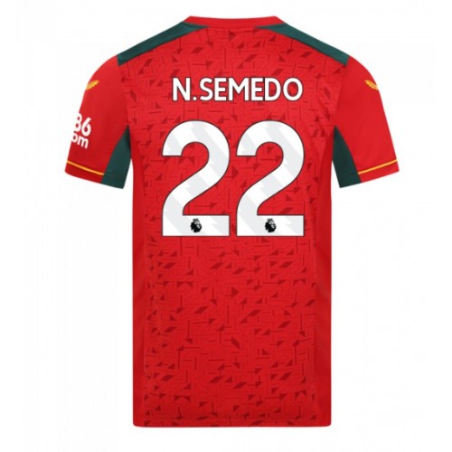 Wolves Nelson Semedo #22 Gostujuci Dres 2023-24 Kratak Rukav